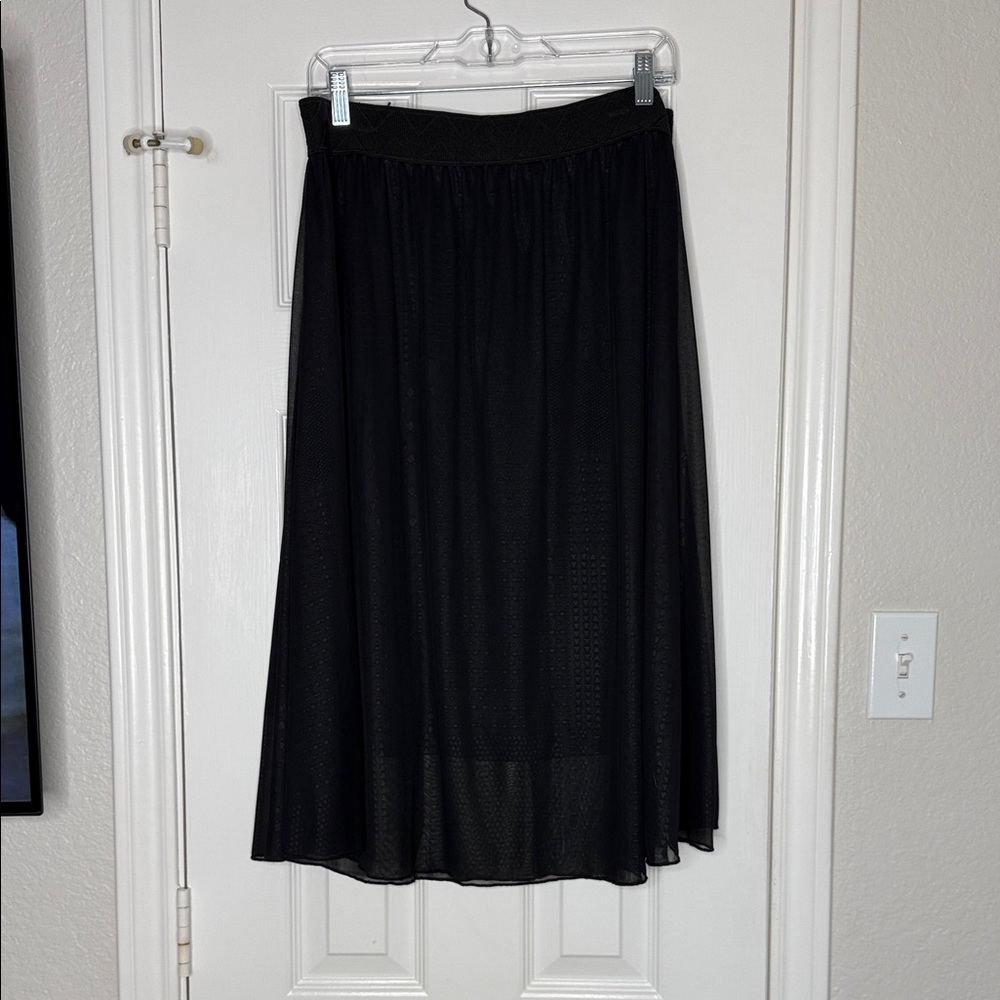LuLaRoe Elegant Black Midi Skirt